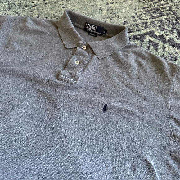 Polo Ralph Lauren Other - Dark Heather Gray Vintage Polo by Ralph Lauren Men’s Size Large 100% Cotton Polo